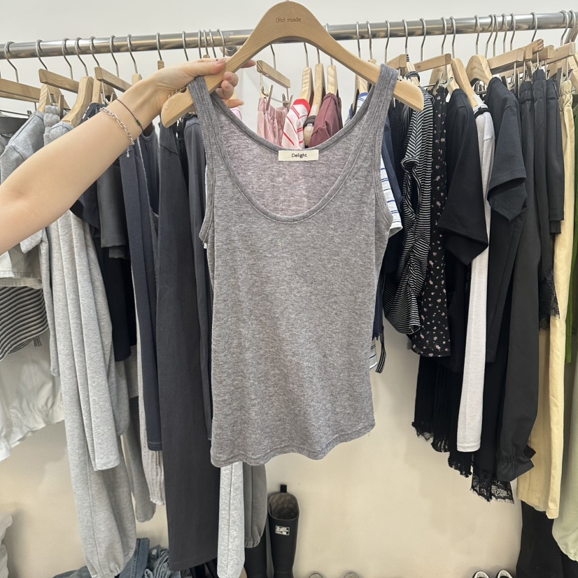 DELIGHT-L東大門直郵女士新品26春夏推薦職業吊帶背心天絲DELIGHT-L吊帶/背心圖色4