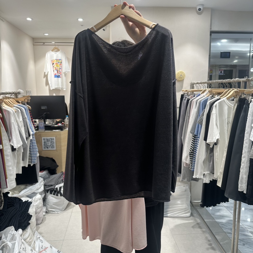 J.BALLOON韓國直郵女士新款休閑熱賣人氣職業長袖T恤亞麻J.BALLOON長袖T恤