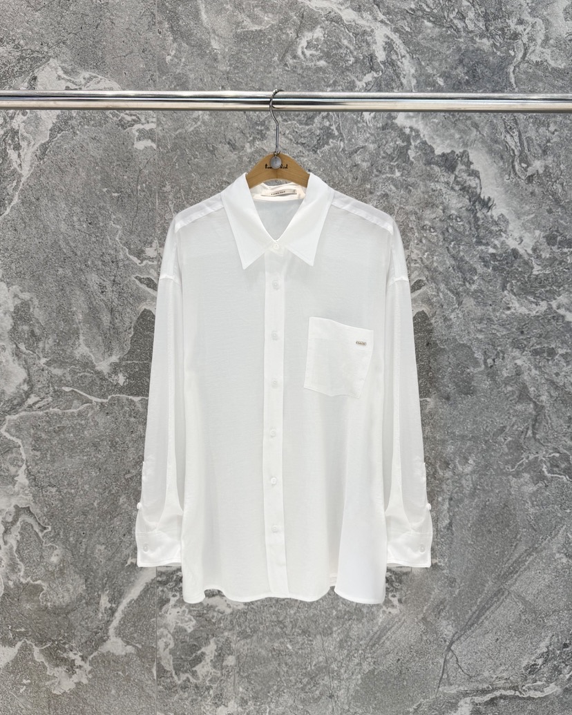 ROOKIE BUD韓國直郵女士新品26春夏真品職業襯衫蕾絲衫透明ROOKIE BUD-L襯衫/蕾絲衫圖色3