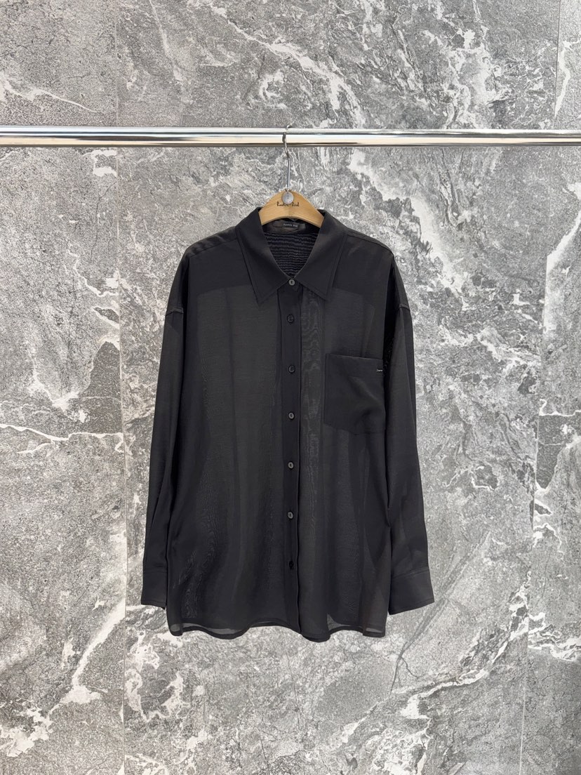 ROOKIE BUD韓國直郵女士新品26春夏真品職業襯衫蕾絲衫透明ROOKIE BUD-L襯衫/蕾絲衫圖色5