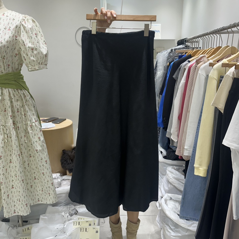 EN.U韓國代購女士新品時尚休閑熱賣26春夏職業推薦人氣長裙EN.U長裙圖色2