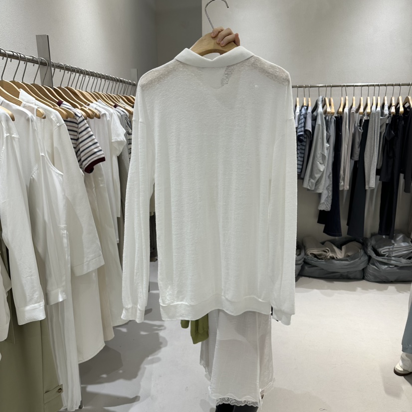 OVU東大門實拍女裝新品職業休閑人氣推薦熱賣26春夏長袖T恤OVU長袖T恤