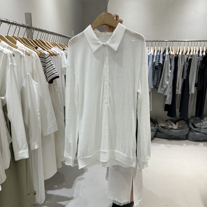 OVU東大門實拍女裝新品職業休閑人氣推薦熱賣26春夏長袖T恤OVU長袖T恤圖色1