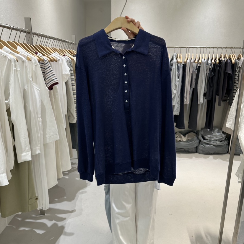 OVU東大門實拍女裝新品職業休閑人氣推薦熱賣26春夏長袖T恤OVU長袖T恤圖色4