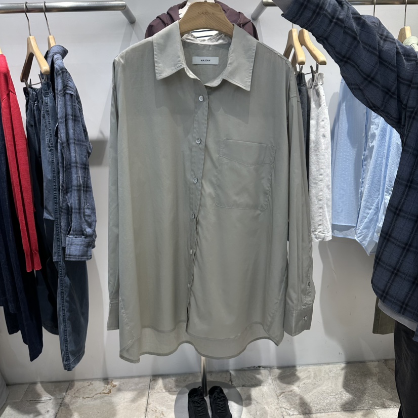 MAJDAN韓國代購女裝新款26春夏人氣熱賣推薦職業襯衫蕾絲衫MAJDAN襯衫/蕾絲衫圖色2