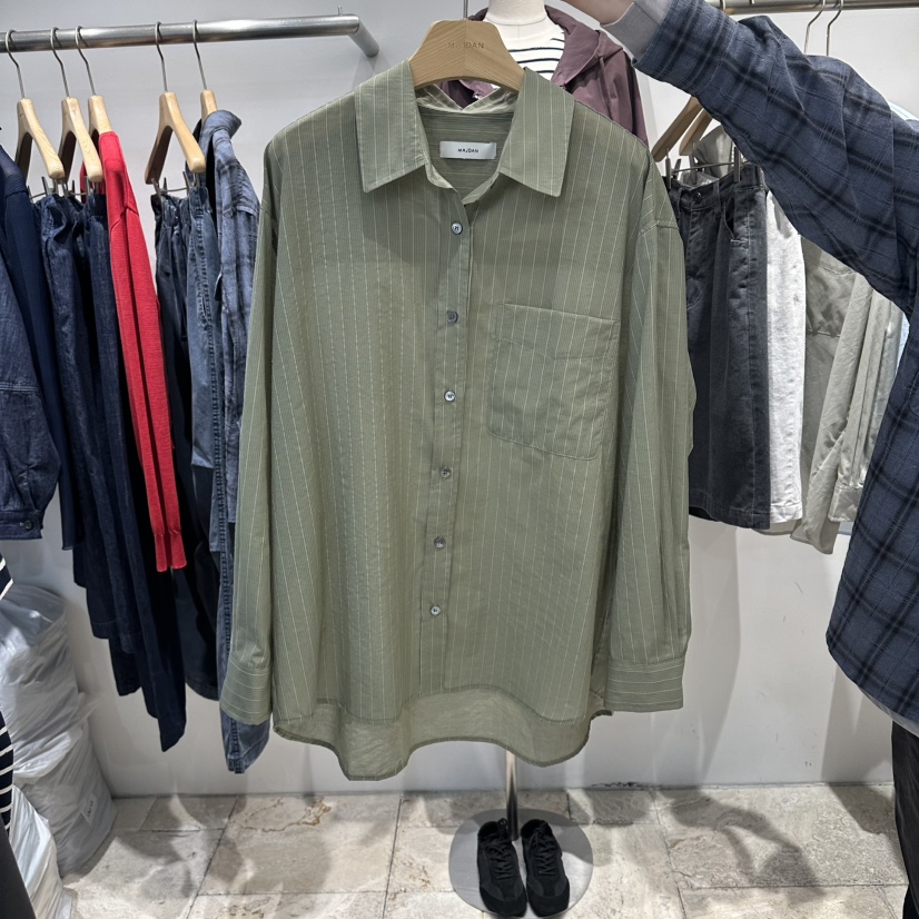 MAJDAN韓國代購女裝新款26春夏人氣熱賣推薦職業襯衫蕾絲衫MAJDAN襯衫/蕾絲衫圖色3