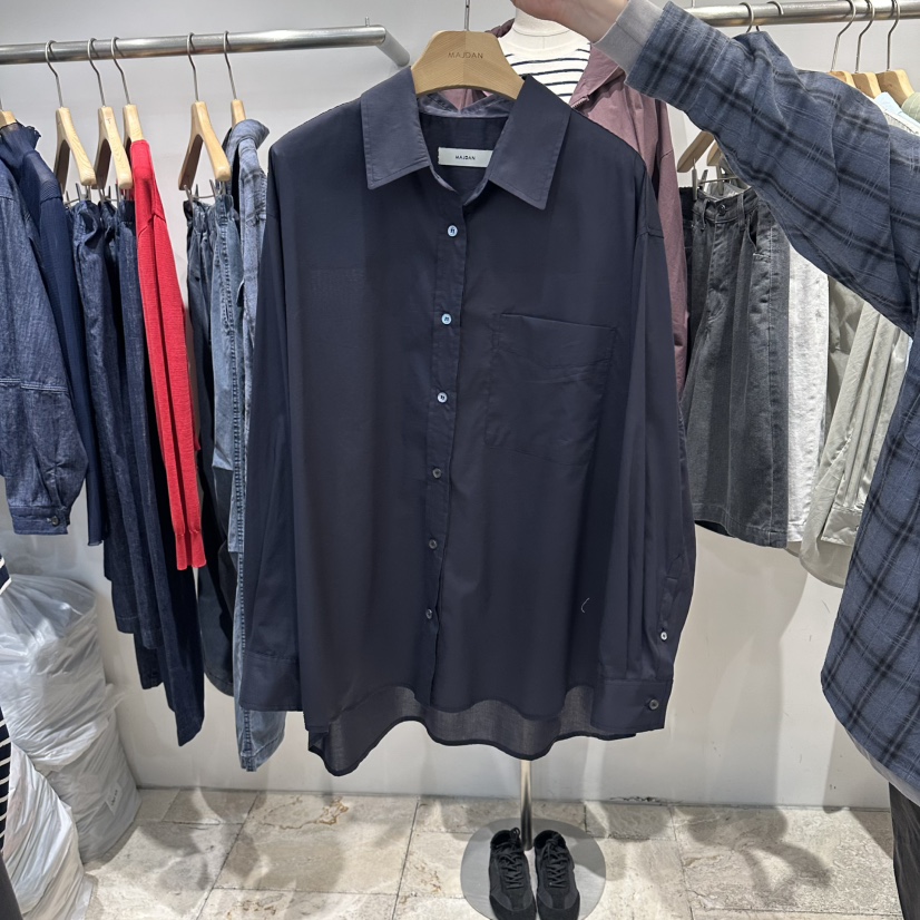 MAJDAN韓國代購女裝新款26春夏人氣熱賣推薦職業襯衫蕾絲衫MAJDAN襯衫/蕾絲衫圖色4