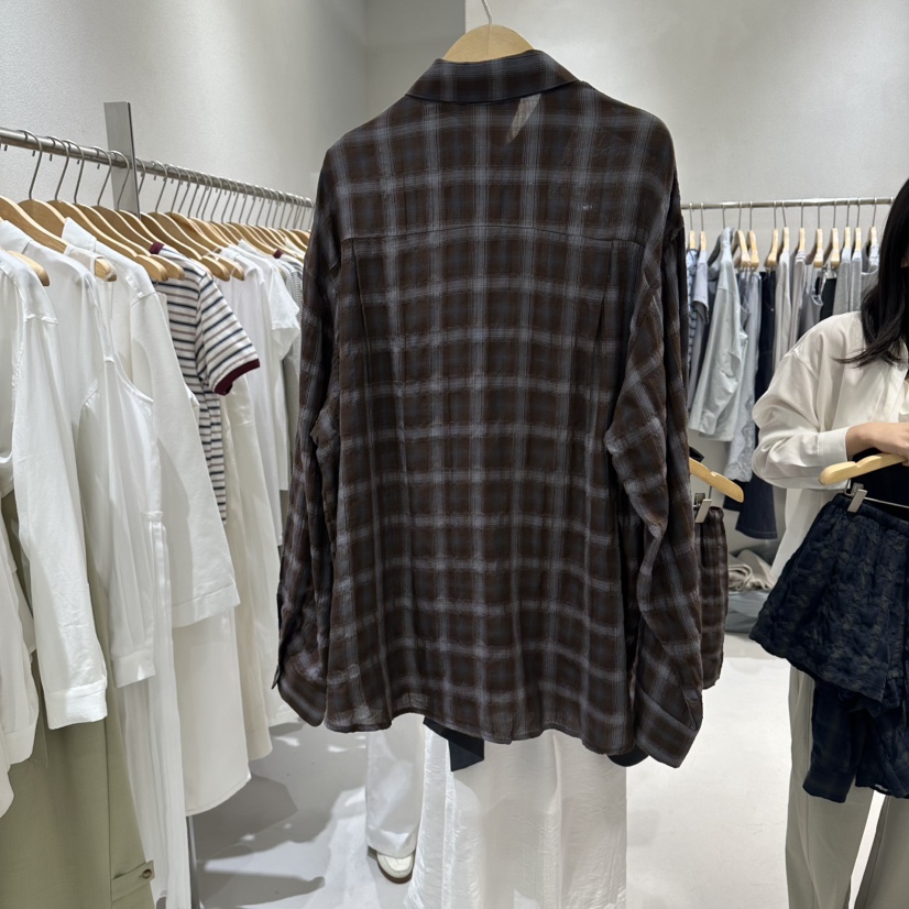 OVU東大門實拍女士新款熱賣26春夏時尚人氣真品襯衫蕾絲衫OVU襯衫/蕾絲衫