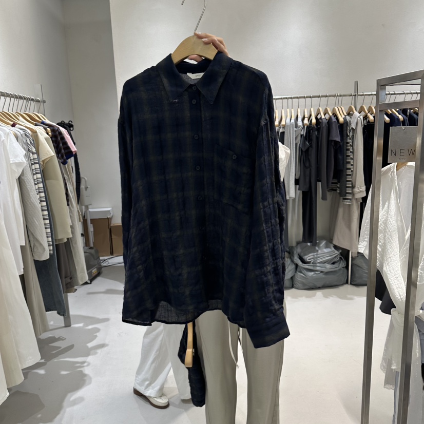 OVU東大門實拍女士新款熱賣26春夏時尚人氣真品襯衫蕾絲衫OVU襯衫/蕾絲衫圖色2