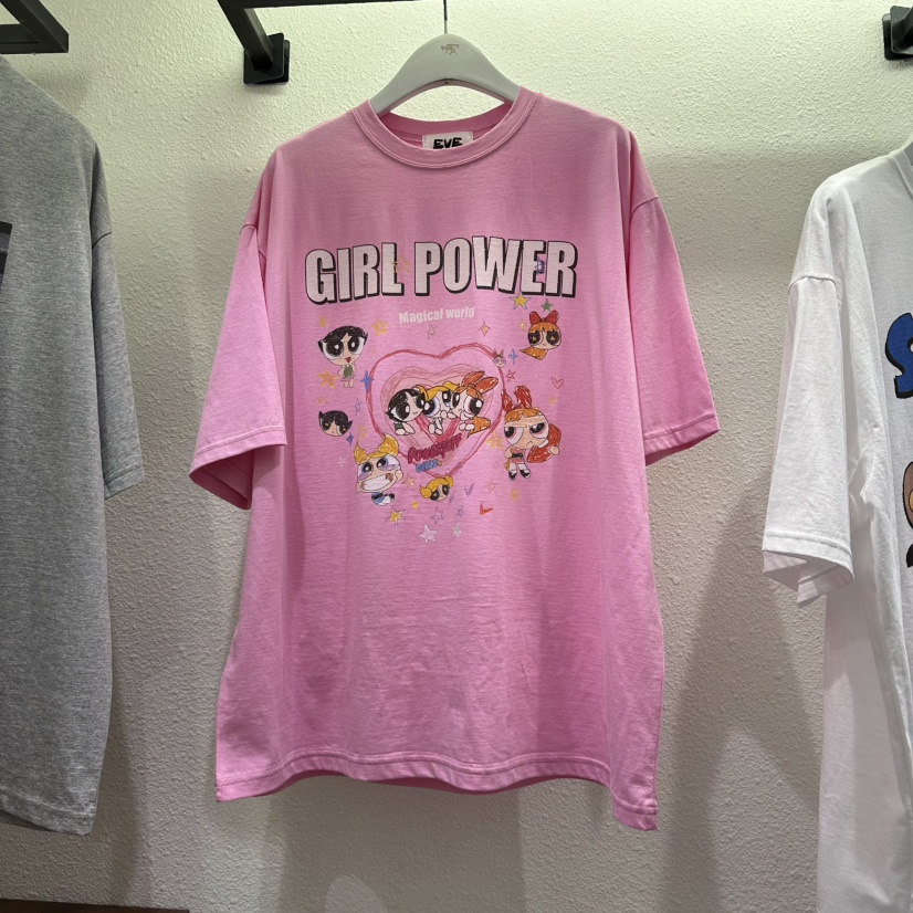 EVE韓國代購女裝新款熱賣職業真品26春夏時尚人氣休閑T恤EVET恤圖色1