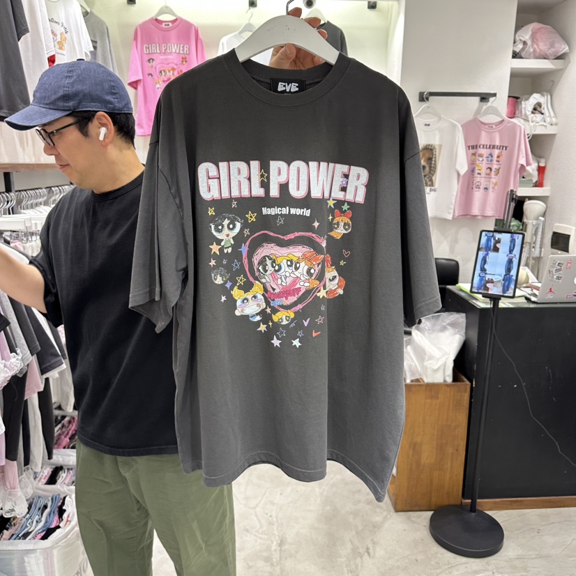 EVE韓國代購女裝新款熱賣職業真品26春夏時尚人氣休閑T恤EVET恤圖色3