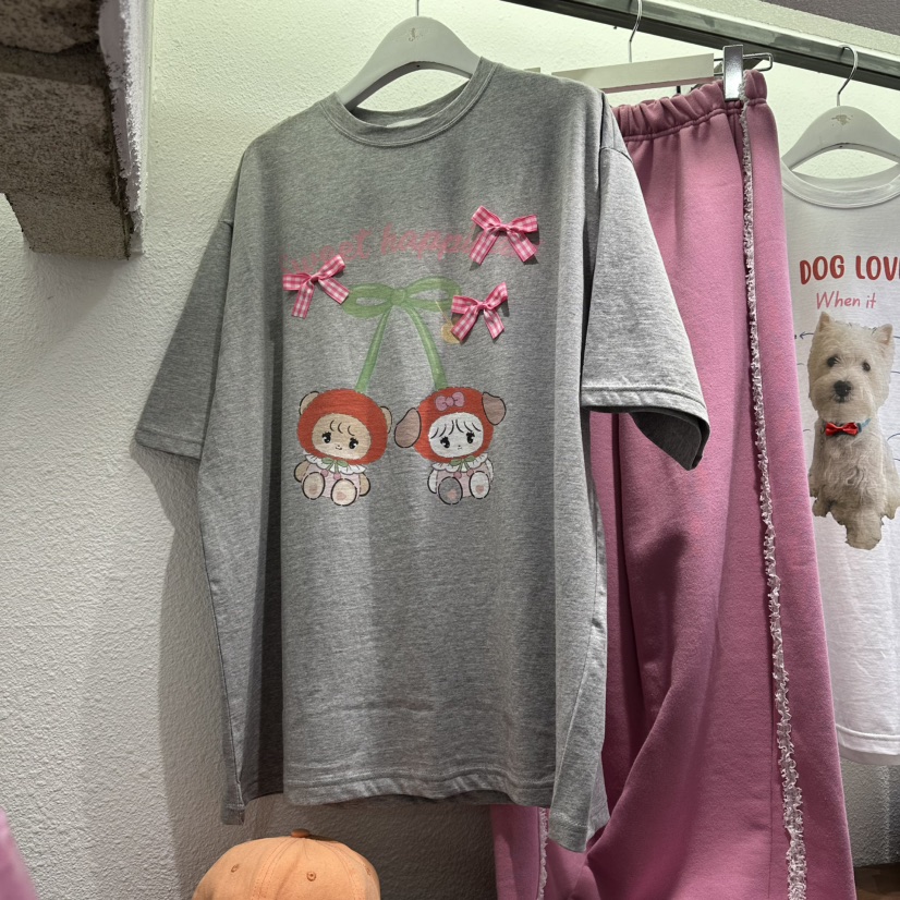 EVE韓國直郵女士新款職業熱賣時尚推薦26春夏真品休閑T恤EVET恤圖色2