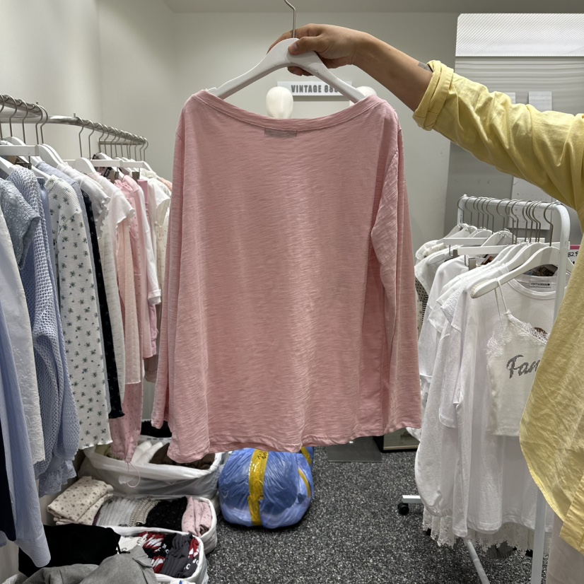 VINTAGE 888韓國代購女士新款真品時尚人氣休閑職業長袖T恤VINTAGE888/TRIPLE EIGHT長袖T恤