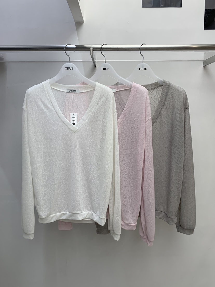 TRUE韓國東大門代購女裝新款休閑時尚人氣熱賣職業針織衫TRUE針織衫