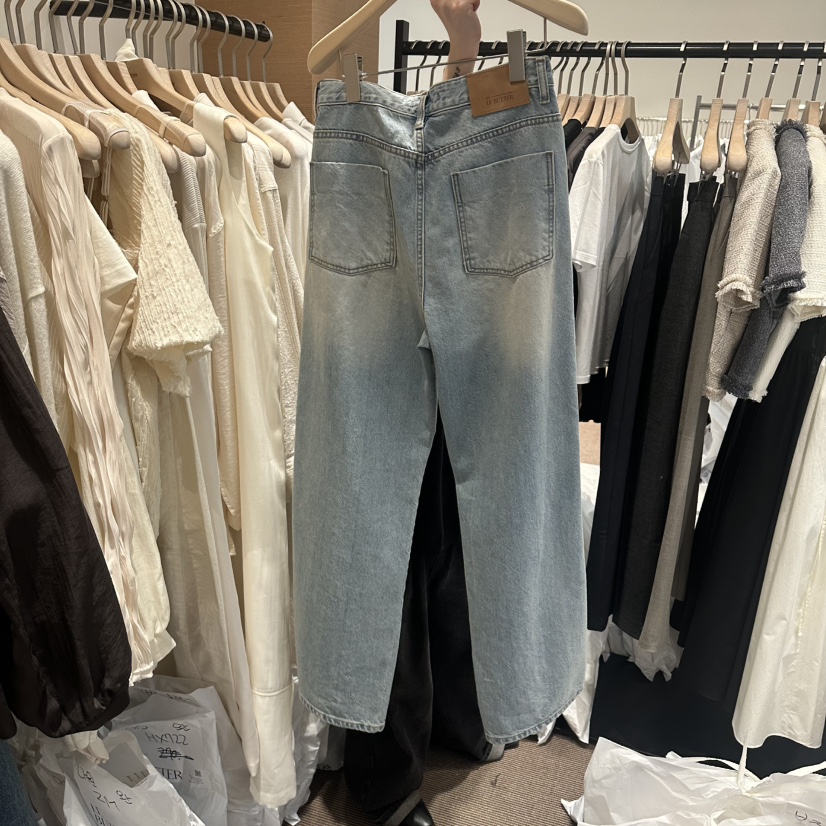 LE BUTTER韓國直郵實拍女裝新款26春夏休閑人氣職業牛仔褲LE BUTTER牛仔褲