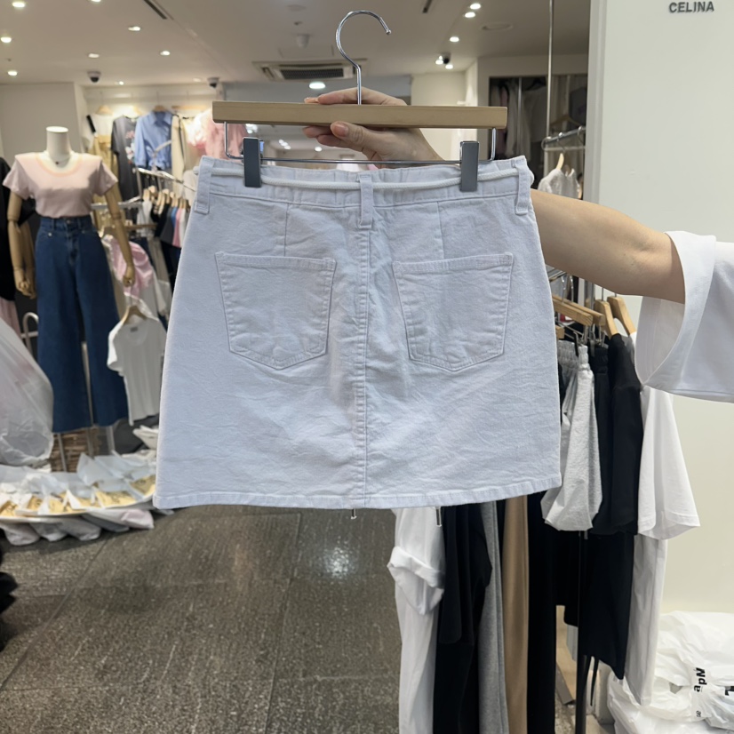 CELINA韓國代購女士新品休閑推薦26春夏熱賣職業裙褲含腰繩CELI_NA裙褲