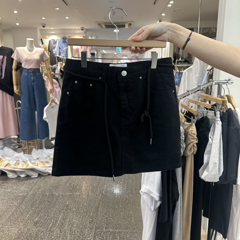 CELINA韓國代購女士新品休閑推薦26春夏熱賣職業裙褲含腰繩CELI_NA裙褲圖色2