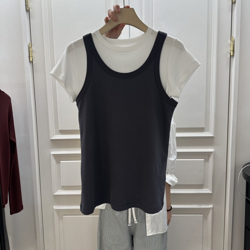 MYOS韓國東大門直郵女裝新款推薦26春夏吊帶背心不含內搭MYOS吊帶/背心圖色4墨色