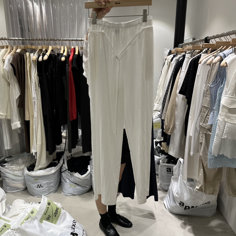 GREEK韓國代購女裝新款熱賣職業休閑推薦時尚休閑褲含腰繩GREEK休閑褲圖色1