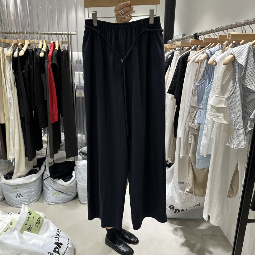 GREEK韓國代購女裝新款熱賣職業休閑推薦時尚休閑褲含腰繩GREEK休閑褲圖色2