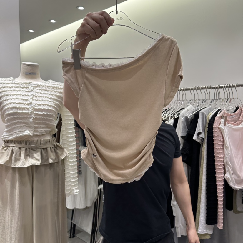 BAIE.38韓國代購女士新款26春夏職業休閑推薦人氣熱賣T恤BAIE.38T恤圖色2