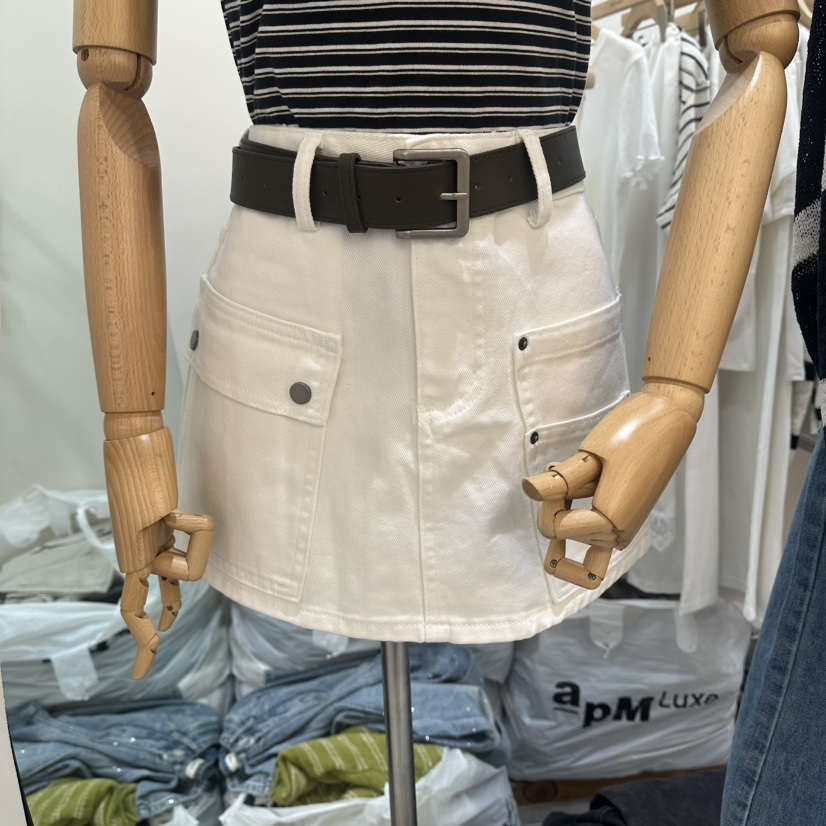 DELIGHT-L東大門實拍女士新品熱賣推薦裙褲不含腰帶口袋DELIGHT-L裙褲圖色1