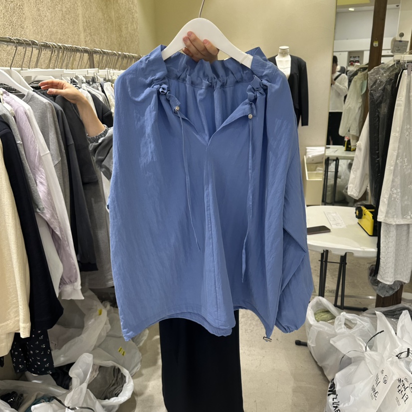 REFLAT韓國東大門直郵女裝新品熱賣26春夏休閑襯衫蕾絲衫REFLAT襯衫/蕾絲衫圖色3