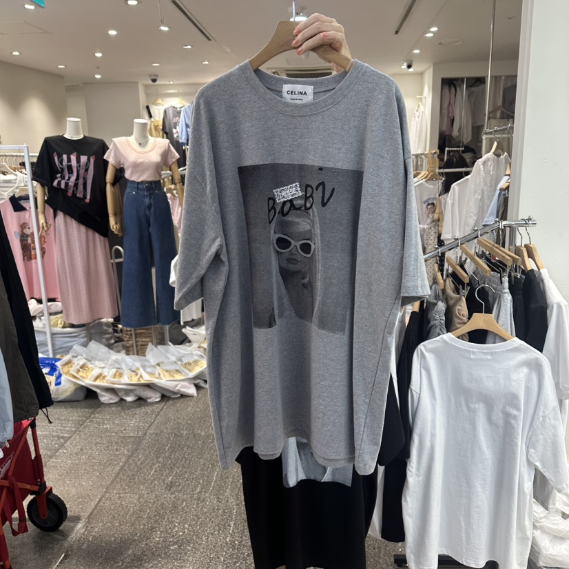 CELINA韓國東大門代購女裝新品26春夏職業熱賣休閑時尚T恤CELI_NAT恤圖色2