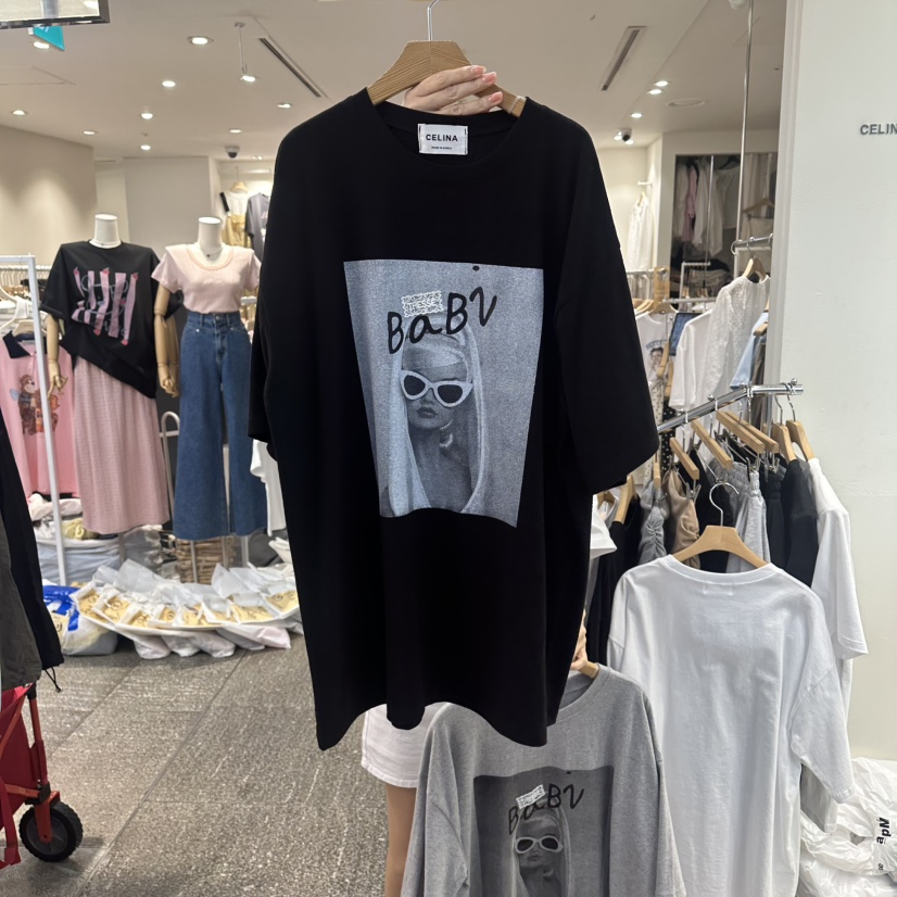 CELINA韓國東大門代購女裝新品26春夏職業熱賣休閑時尚T恤CELI_NAT恤圖色3