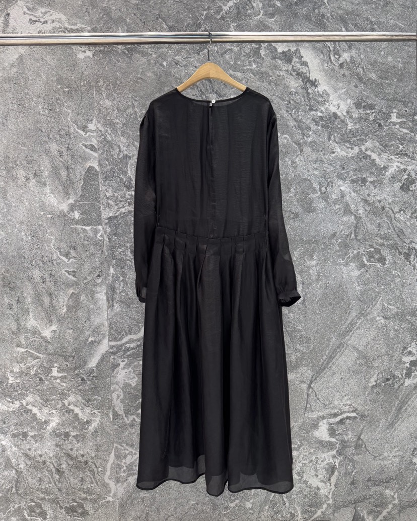 ROOKIE BUD韓國代購女士新品職業人氣時尚連衣裙透視褶裥ROOKIE BUD-P連衣裙