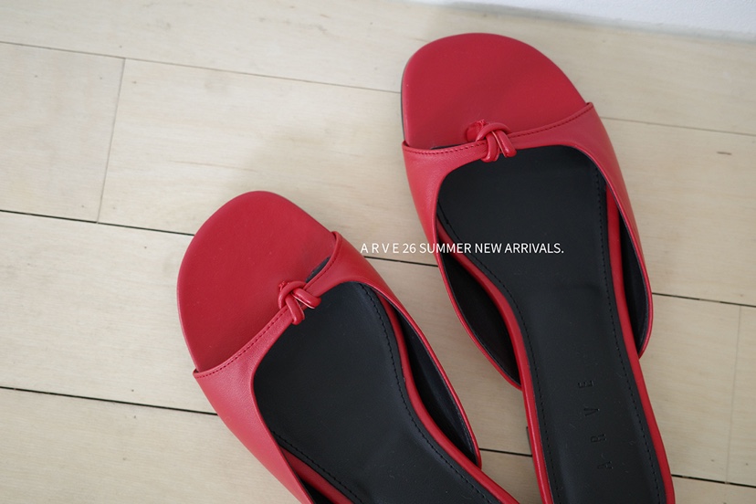 ARVE韓國直郵實拍女裝新品時尚熱賣職業人氣26春夏涼鞋拖鞋ARVE涼鞋/拖鞋