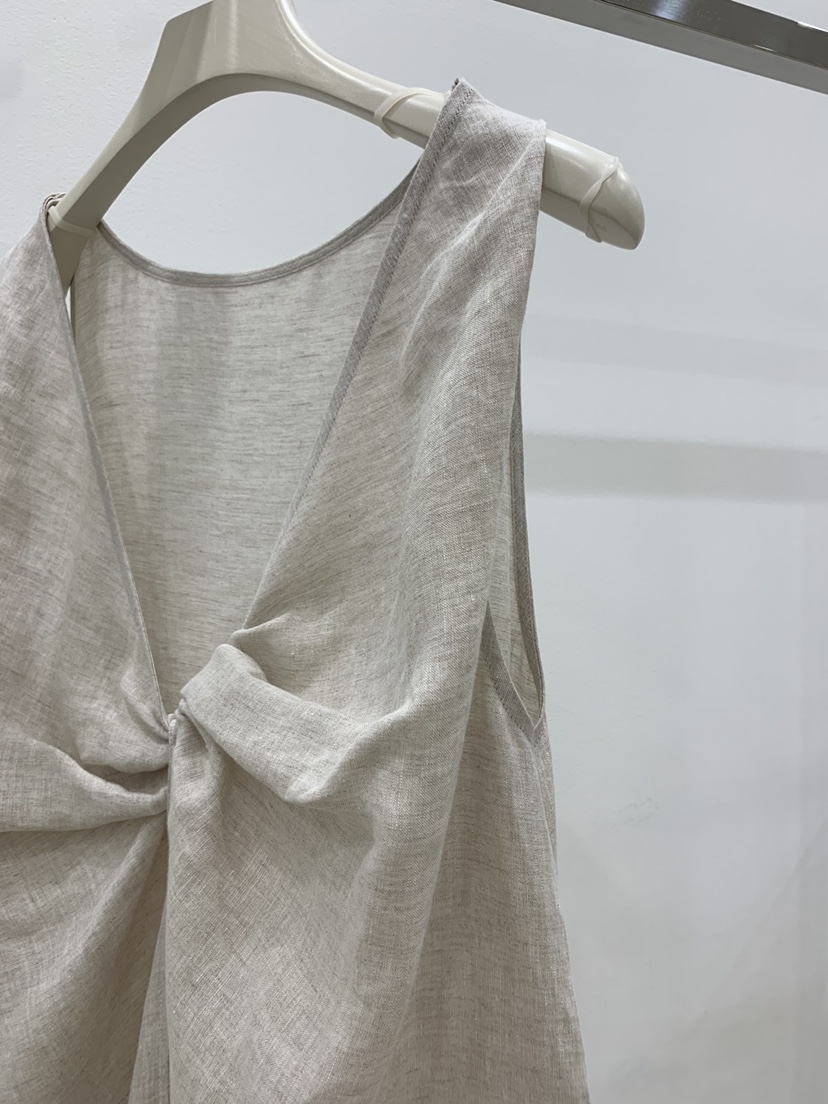 ARVE韓國直郵實拍女士新款休閑時尚職業人氣26春夏連衣裙亞麻ARVE連衣裙