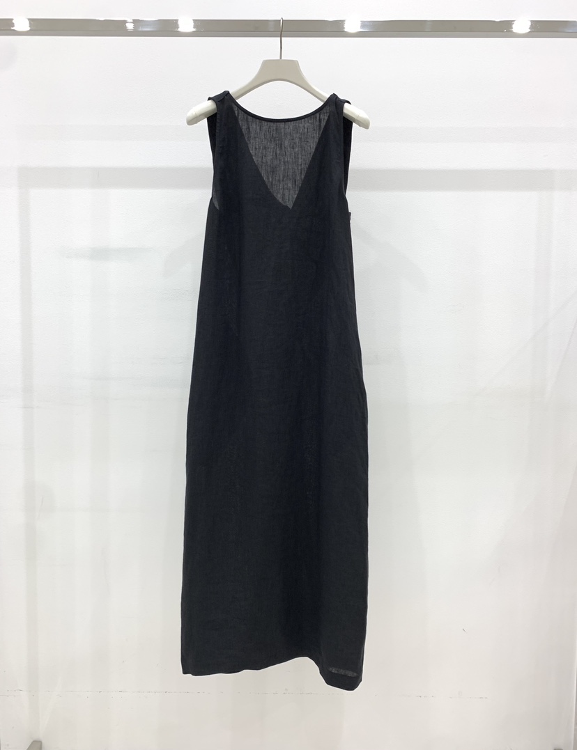 ARVE韓國直郵實拍女士新款休閑時尚職業人氣26春夏連衣裙亞麻ARVE連衣裙圖色2