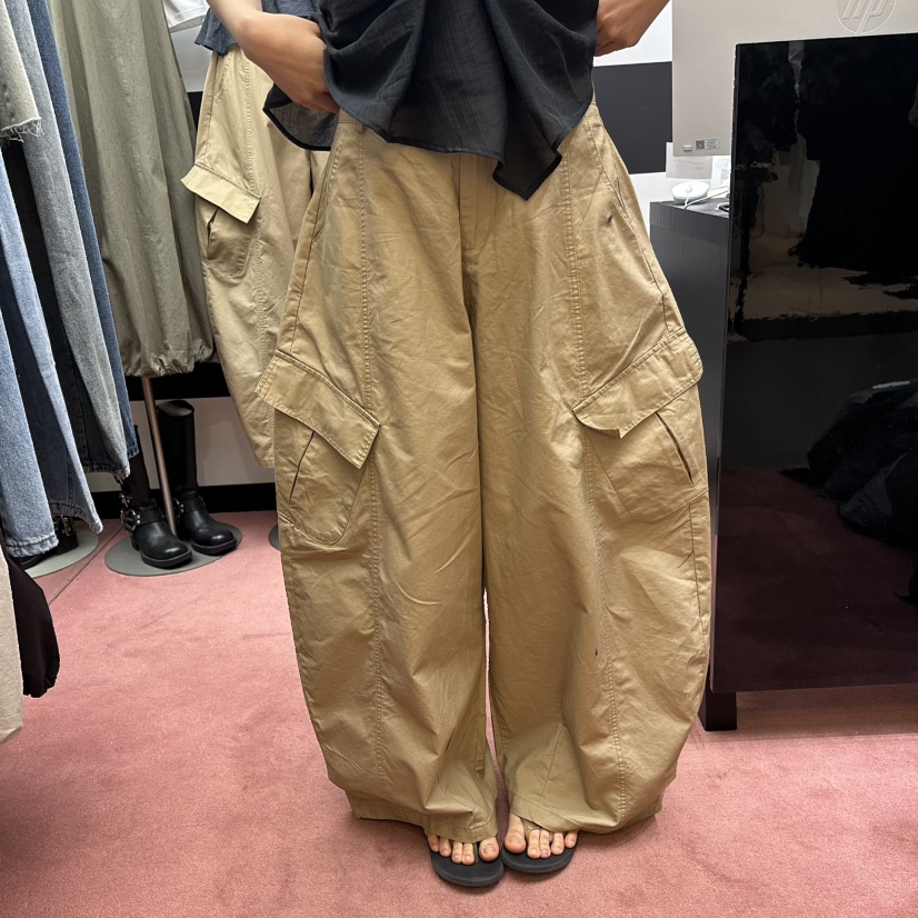 DAILY MOMENT韓國代購女裝新品推薦人氣職業26春夏休閑褲復古DAILY MOMENT休閑褲圖色2