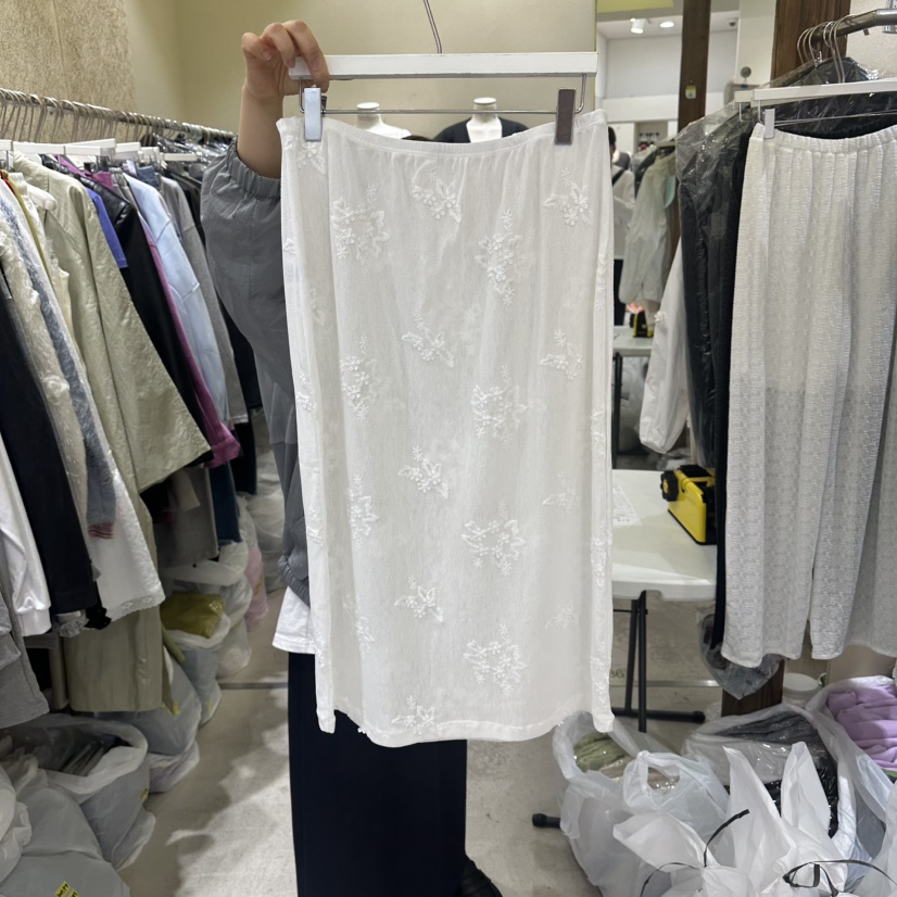 REFLAT韓國直郵女裝新款推薦時尚人氣休閑半身裙中短裙花朵REFLAT半身裙/中短裙圖色1