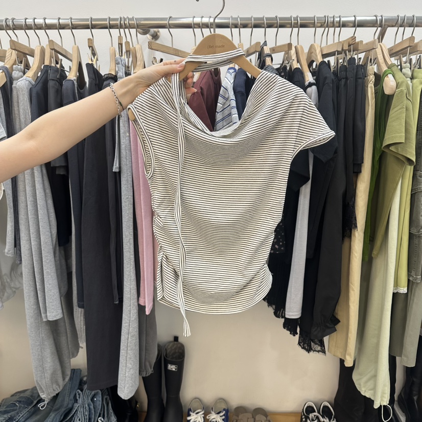 DELIGHT-L韓國直郵實拍女士新品職業推薦26春夏T恤含脖帶DELIGHT-LT恤圖色1