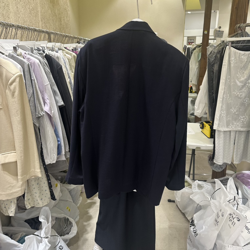 REFLAT韓國代購女士新品時尚推薦人氣26春夏夾克亞麻雙層REFLAT夾克