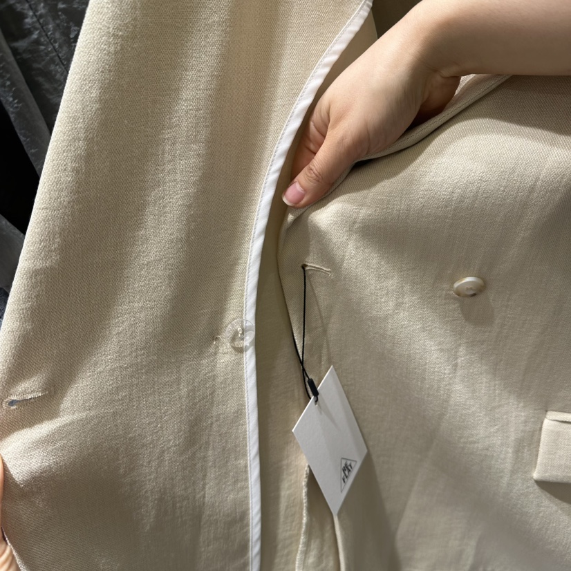 REFLAT韓國代購女士新品時尚推薦人氣26春夏夾克亞麻雙層REFLAT夾克