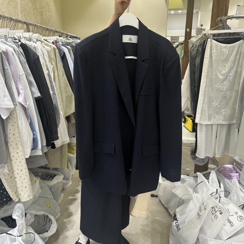 REFLAT韓國代購女士新品時尚推薦人氣26春夏夾克亞麻雙層REFLAT夾克圖色2