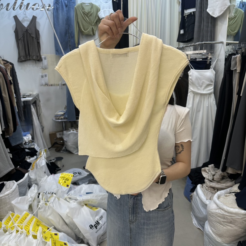 BILLION-L韓國代購女士新款時尚熱賣26春夏套裝披肩紐扣BILLION-L套裝