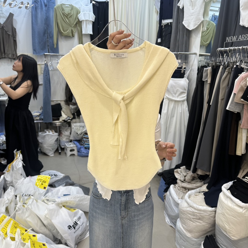 BILLION-L韓國代購女士新款時尚熱賣26春夏套裝披肩紐扣BILLION-L套裝圖色2