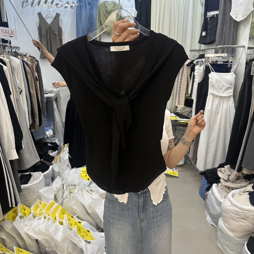 BILLION-L韓國代購女士新款時尚熱賣26春夏套裝披肩紐扣BILLION-L套裝圖色3