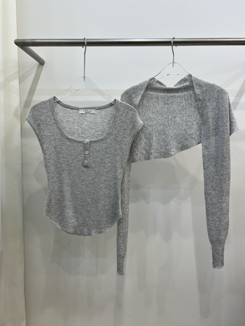 BILLION-L韓國代購女士新款時尚熱賣26春夏套裝披肩紐扣BILLION-L套裝圖色4