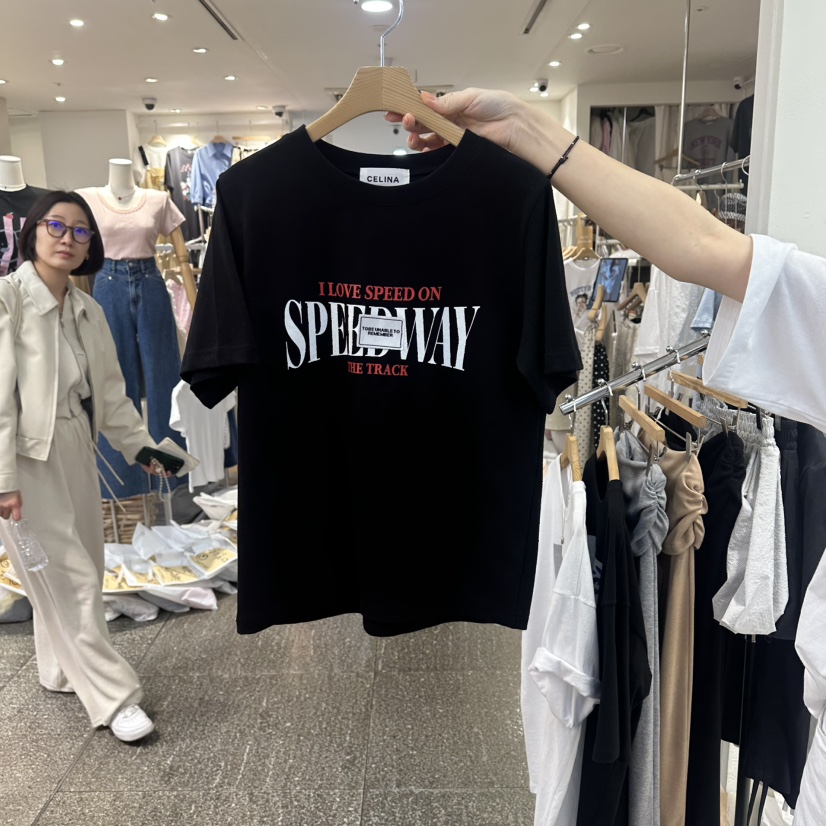 CELINA韓國東大門直郵女士新款熱賣人氣26春夏時尚休閑T恤CELI_NAT恤圖色2