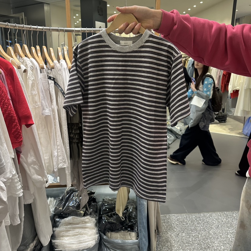 SOF韓國直郵實拍女士新品26春夏熱賣休閑職業推薦人氣T恤SOFT恤圖色3