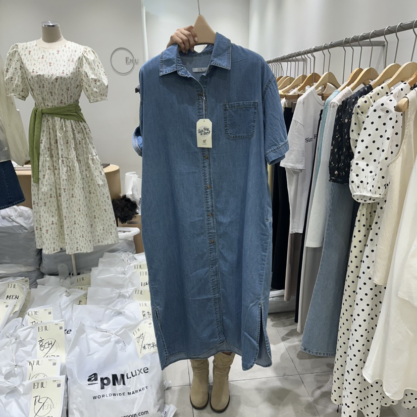 EN.U韓國東大門代購女裝新品26春夏職業熱賣推薦時尚連衣裙EN.U連衣裙圖色1