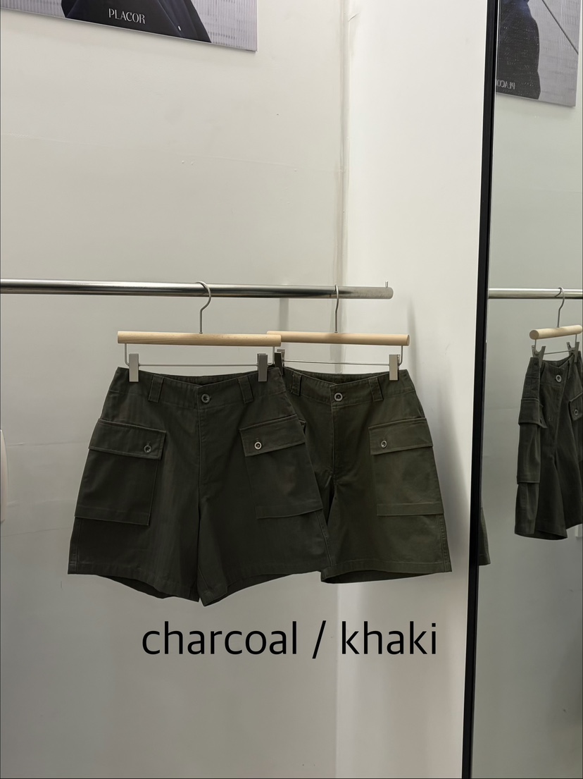 REGULARLY/PLACOR韓國東大門直郵女士新品人氣短褲人字紋REGULARLY/PLACOR短褲