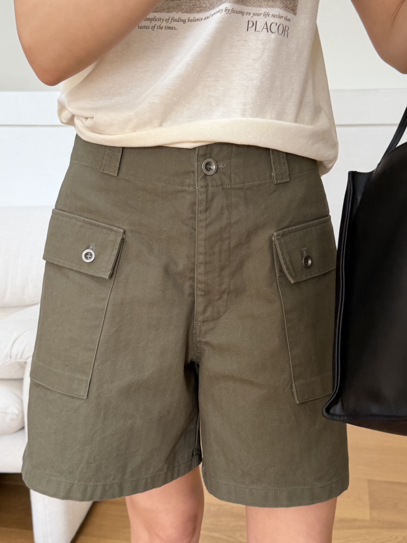 REGULARLY/PLACOR韓國東大門直郵女士新品人氣短褲人字紋REGULARLY/PLACOR短褲