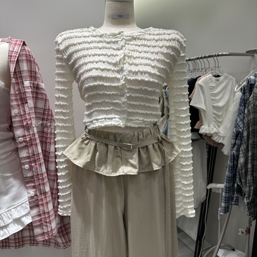 BAIE.38韓國直郵實拍女士新款推薦休閑26春夏時尚針織衫BAIE.38針織衫圖色1