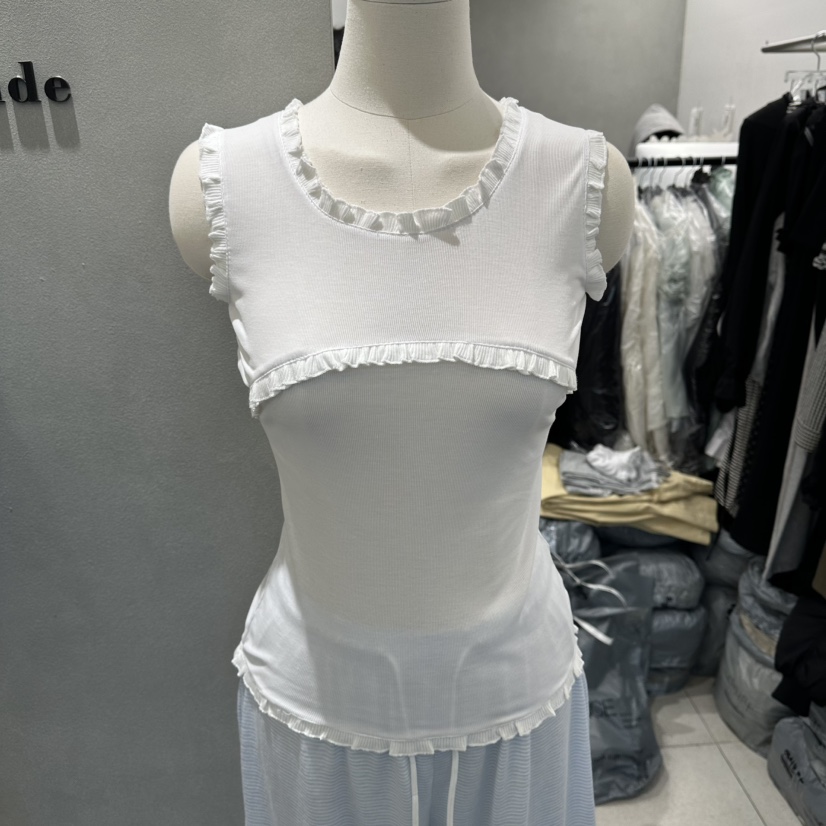 ANDE韓國代購女裝新款時尚推薦人氣熱賣26春夏休閑吊帶背心Ande吊帶/背心圖色1